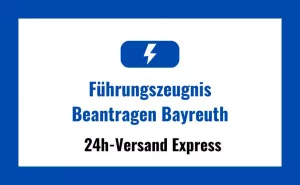 Führungszeugnis Beantragen Bayreuth Online