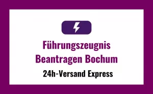 Führungszeugnis Beantragen Bochum