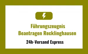 Führungszeugnis Beantragen Recklinghausen