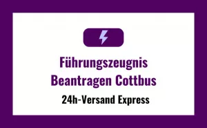 Führungszeugnis Beantragen Cottbus
