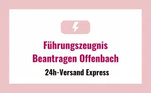 Führungszeugnis Beantragen Offenbach