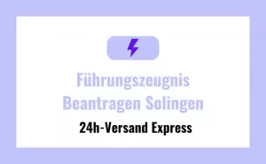 Führungszeugnis Beantragen Solingen