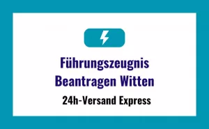 Führungszeugnis Beantragen Witten