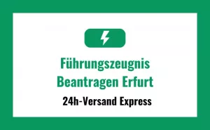 Führungszeugnis Beantragen in Erfurt